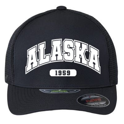 Alaska Collegiate Style 1959 Flexfit Unipanel Trucker Cap