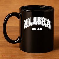 Alaska Collegiate Style 1959 11oz C Handle Ceramic Mug