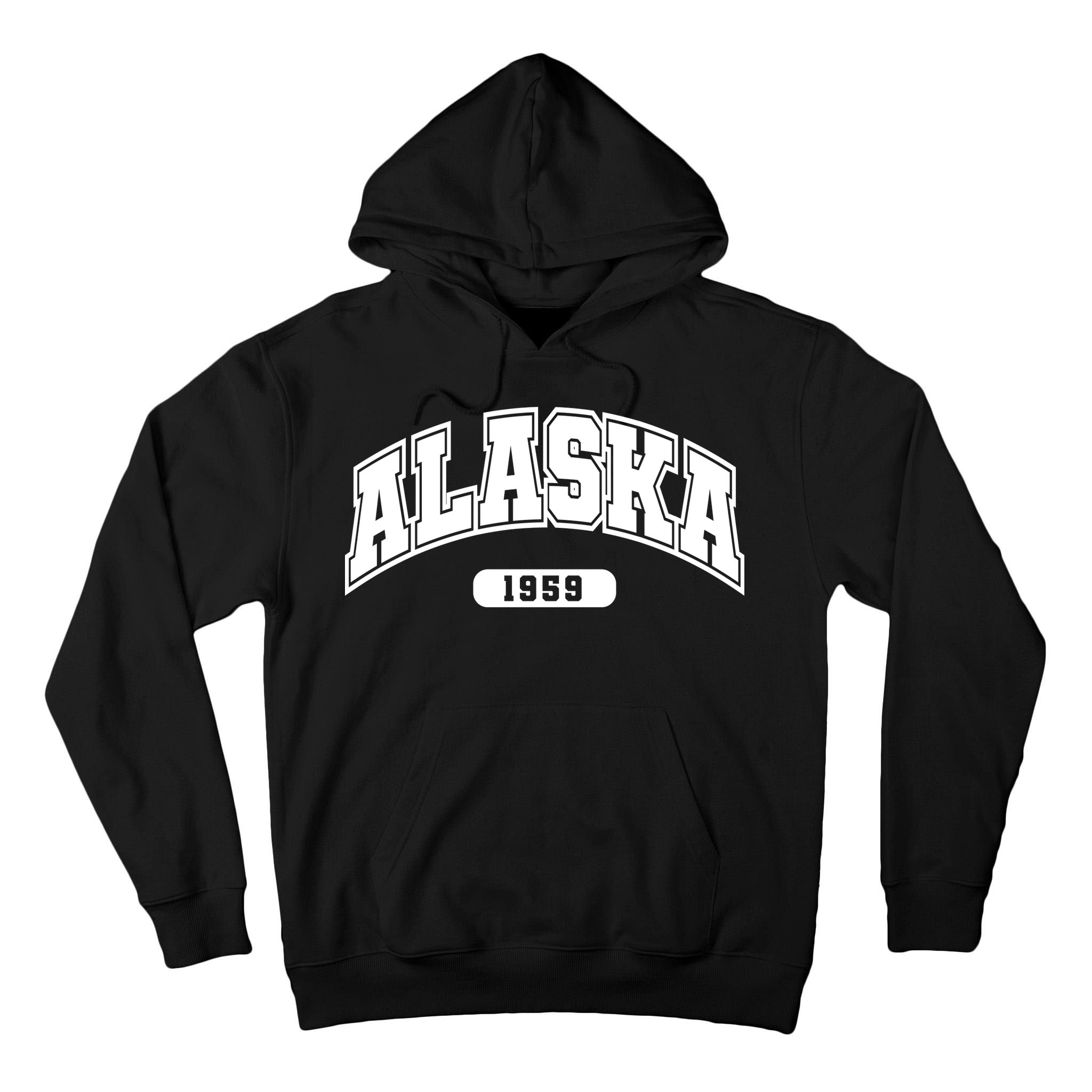 Alaska Collegiate Style 1959 Tall Hoodie