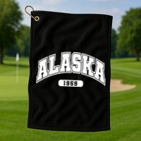Alaska Collegiate Style 1959 Golf Towel