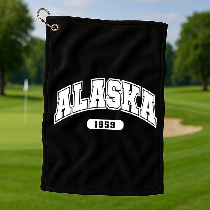 Alaska Collegiate Style 1959 Golf Towel
