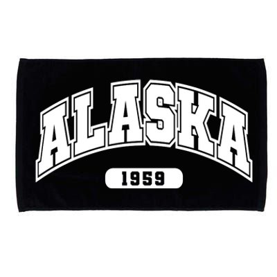 Alaska Collegiate Style 1959 Microfiber Hand Towel