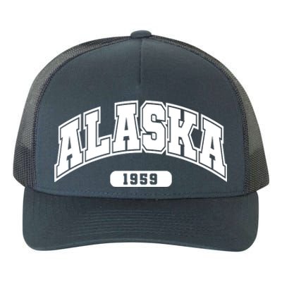 Alaska Collegiate Style 1959 Yupoong Adult 5-Panel Trucker Hat