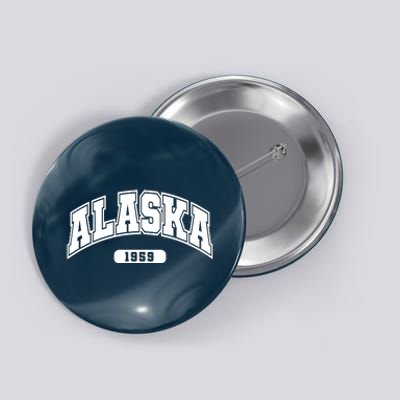 Alaska Collegiate Style 1959 Button