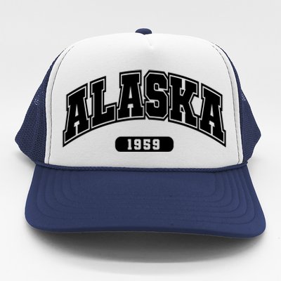 Alaska Collegiate Style 1959 Trucker Hat