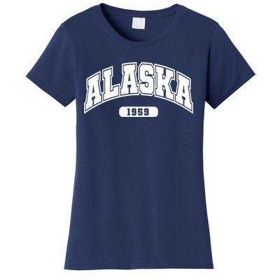 Alaska Collegiate Style 1959 Women's T-Shirt