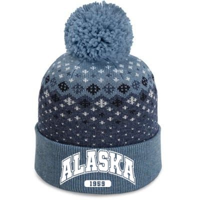 Alaska Collegiate Style 1959 The Baniff Cuffed Pom Beanie