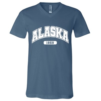 Alaska Collegiate Style 1959 V-Neck T-Shirt