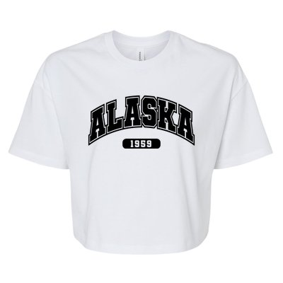 Alaska Collegiate Style 1959 Bella+Canvas Jersey Crop Tee