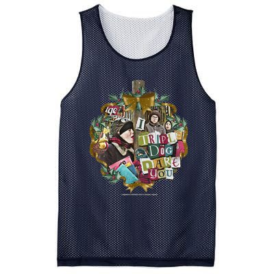 A Christmas Story I Triple Dog Dare You Collage Wreath Mesh Reversible Basketball Jersey Tank