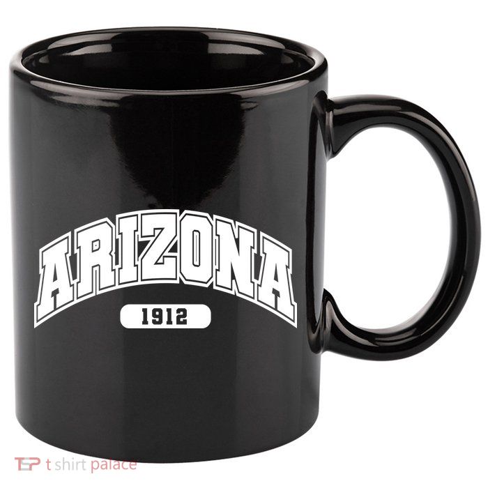 Arizona Collegiate Style 1912 11oz C Handle Ceramic Mug