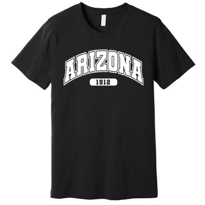 Arizona Collegiate Style 1912 Premium T-Shirt