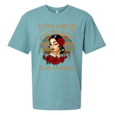 Always Chingona Sometimes Cabrona But Never Pendeja Sueded Cloud Jersey T-Shirt