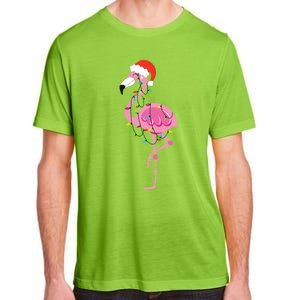 Australian Christmas S Matching Family Pyjamas, Flamingo Christmas New Zealand Adult ChromaSoft Performance T-Shirt