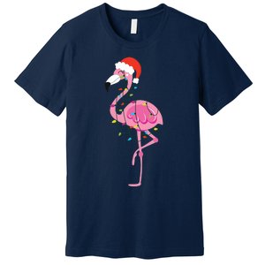 Australian Christmas S Matching Family Pyjamas, Flamingo Christmas New Zealand Premium T-Shirt