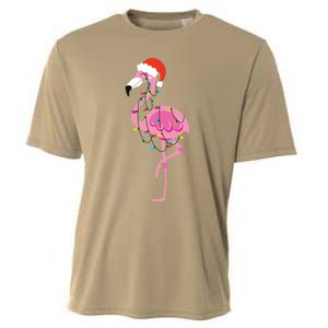 Australian Christmas S Matching Family Pyjamas, Flamingo Christmas New Zealand Cooling Performance Crew T-Shirt