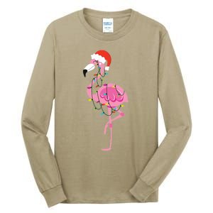 Australian Christmas S Matching Family Pyjamas, Flamingo Christmas New Zealand Tall Long Sleeve T-Shirt