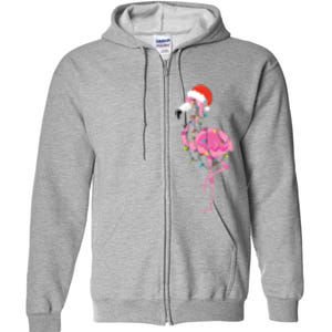 Australian Christmas S Matching Family Pyjamas, Flamingo Christmas New Zealand Full Zip Hoodie