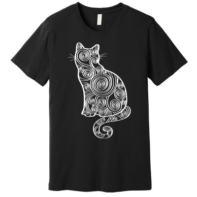 Abstract Cat Silhouette Premium T-Shirt