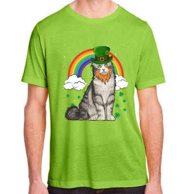 American Curl St Patricks Day Leprechaun Gift Adult ChromaSoft Performance T-Shirt