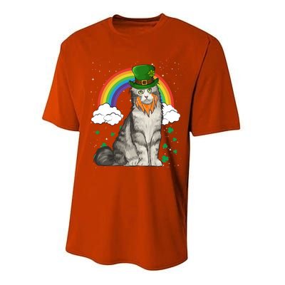 American Curl St Patricks Day Leprechaun Gift Performance Sprint T-Shirt