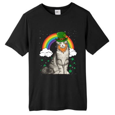 American Curl St Patricks Day Leprechaun Gift Tall Fusion ChromaSoft Performance T-Shirt