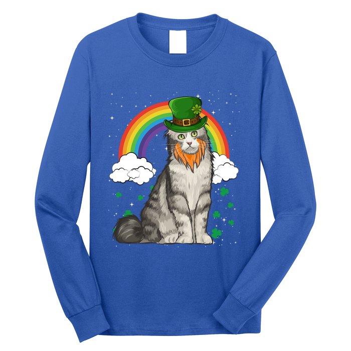 American Curl St Patricks Day Leprechaun Gift Long Sleeve Shirt