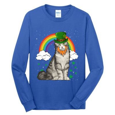 American Curl St Patricks Day Leprechaun Gift Tall Long Sleeve T-Shirt