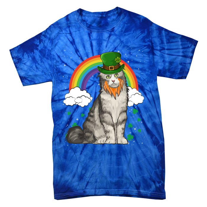 American Curl St Patricks Day Leprechaun Gift Tie-Dye T-Shirt