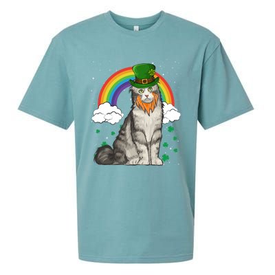 American Curl St Patricks Day Leprechaun Gift Sueded Cloud Jersey T-Shirt