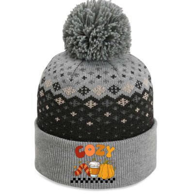 Autumn Cozy Season Theme The Baniff Cuffed Pom Beanie