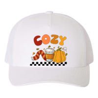 Autumn Cozy Season Theme Yupoong Adult 5-Panel Trucker Hat