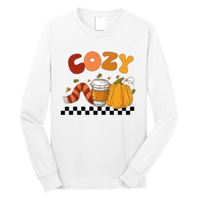 Autumn Cozy Season Theme Long Sleeve Shirt