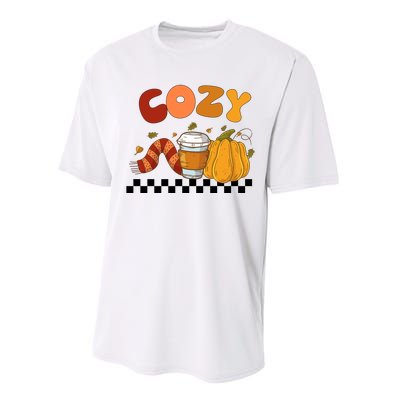 Autumn Cozy Season Theme Performance Sprint T-Shirt