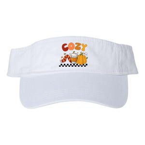 Autumn Cozy Season Theme Valucap Bio-Washed Visor