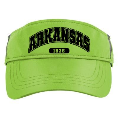 Arkansas Collegiate Style 1836 Adult Drive Performance Visor