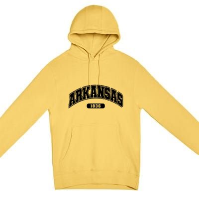 Arkansas Collegiate Style 1836 Premium Pullover Hoodie