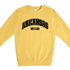 Arkansas Collegiate Style 1836 Premium Crewneck Sweatshirt