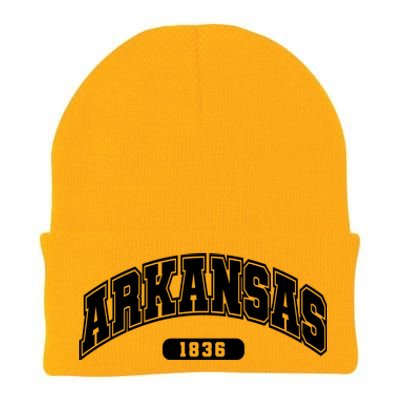 Arkansas Collegiate Style 1836 Knit Cap Winter Beanie