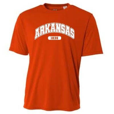 Arkansas Collegiate Style 1836 Cooling Performance Crew T-Shirt