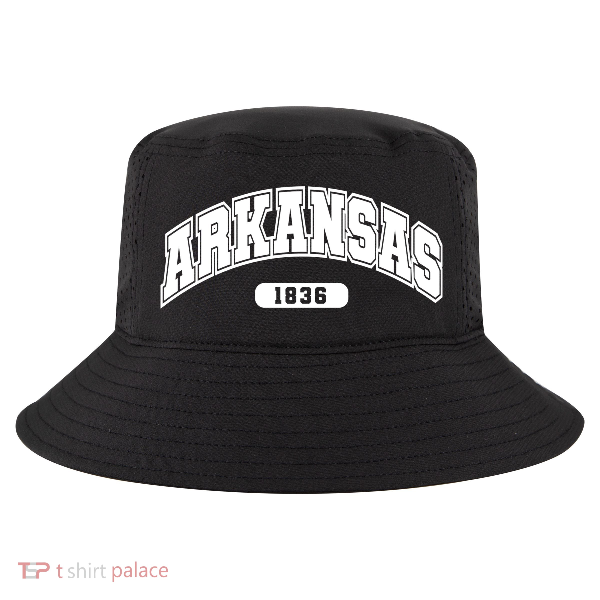 Arkansas Collegiate Style 1836 Cool Comfort Performance Bucket Hat