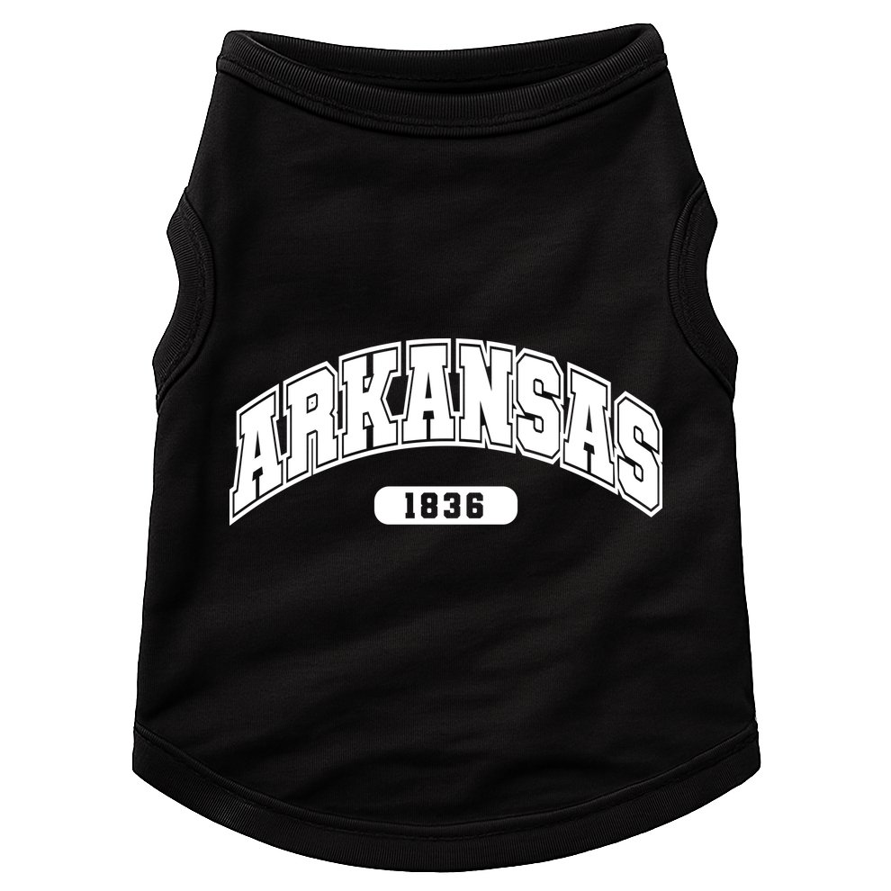 Arkansas Collegiate Style 1836 Doggie Tank
