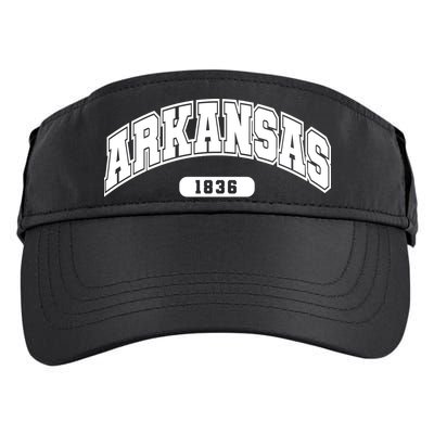 Arkansas Collegiate Style 1836 Adult Drive Performance Visor