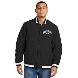 Arkansas Collegiate Style 1836 Insulated Varsity Jacket