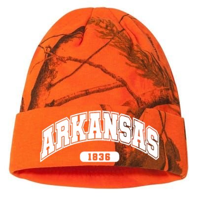 Arkansas Collegiate Style 1836 Kati Licensed 12" Camo Beanie