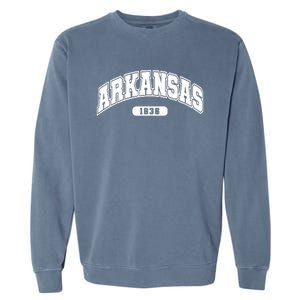 Arkansas Collegiate Style 1836 Garment-Dyed Sweatshirt