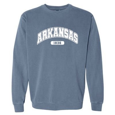 Arkansas Collegiate Style 1836 Garment-Dyed Sweatshirt