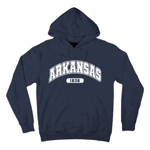 Arkansas Collegiate Style 1836 Hoodie