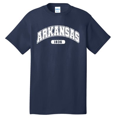 Arkansas Collegiate Style 1836 Tall T-Shirt