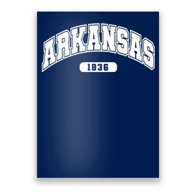 Arkansas Collegiate Style 1836 Poster